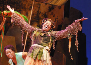 Aurelia Williams in Lyric's 2007 production of ONCE ON THIS ISLAND. Photo by Wendy Mutz.