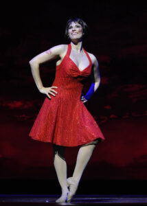 Milena Govich in Lyric Theatre's 2012 production of SWEET CHARITY. Photo by Wendy Mutz.