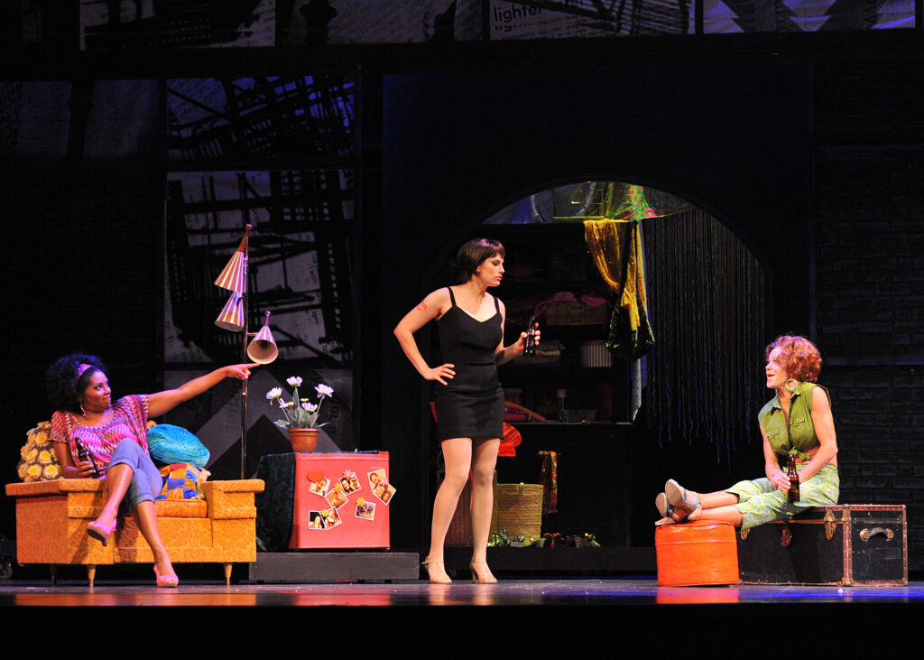Lyric Theatre's SWEET CHARITY Vanita Harbour, Milena Govich, and Kathryn Murphy in Lyric Theatre's SWEET CHARITY. Photo by Wendy Mutz.