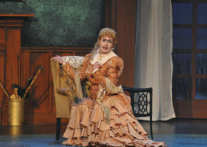 Monte Riegel Wheeler in THE MYSTERY OF IRMA VEP. Photo by Wendy Mutz.